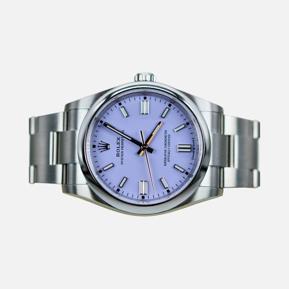 Rolex Oyster Perpetual 126000 Lavender Dial 36mm Steel