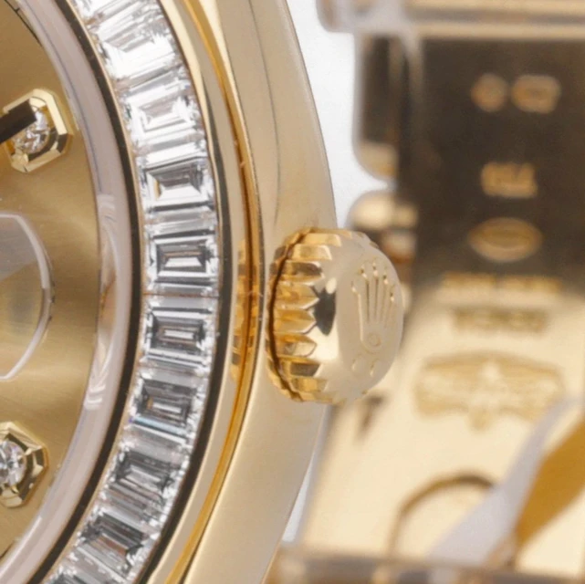Rolex Day-Date 18958 BRIL Meteorite Diamond Dial 36mm Yellow Gold