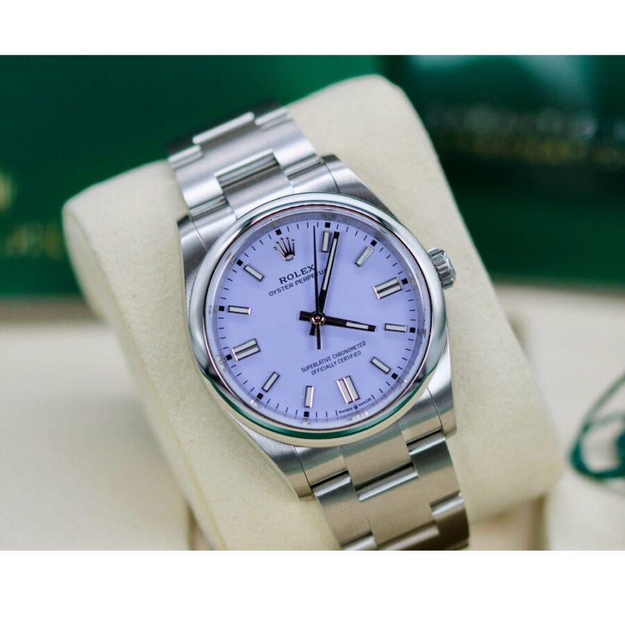 Rolex Oyster Perpetual 126000 Lavender Dial 36mm Steel
