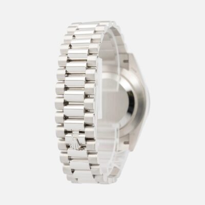 Rolex Day-Date 40 228396TBR Platinum Olive Green Hindu Arabic