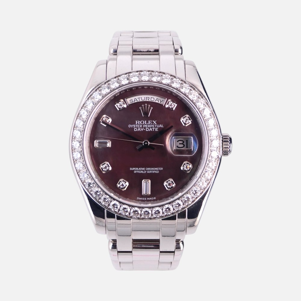 Rolex Day-Date 18946 Platinum Diamond Masterpiece 39mm