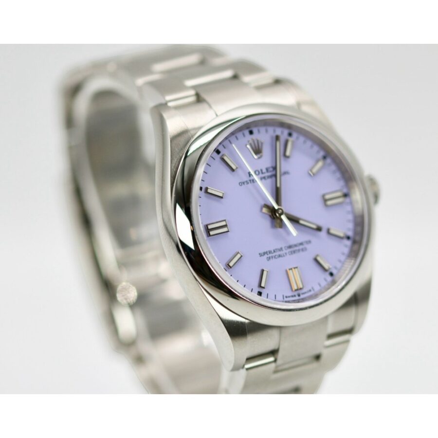 Rolex Oyster Perpetual 126000 Lavender Dial 36mm Steel
