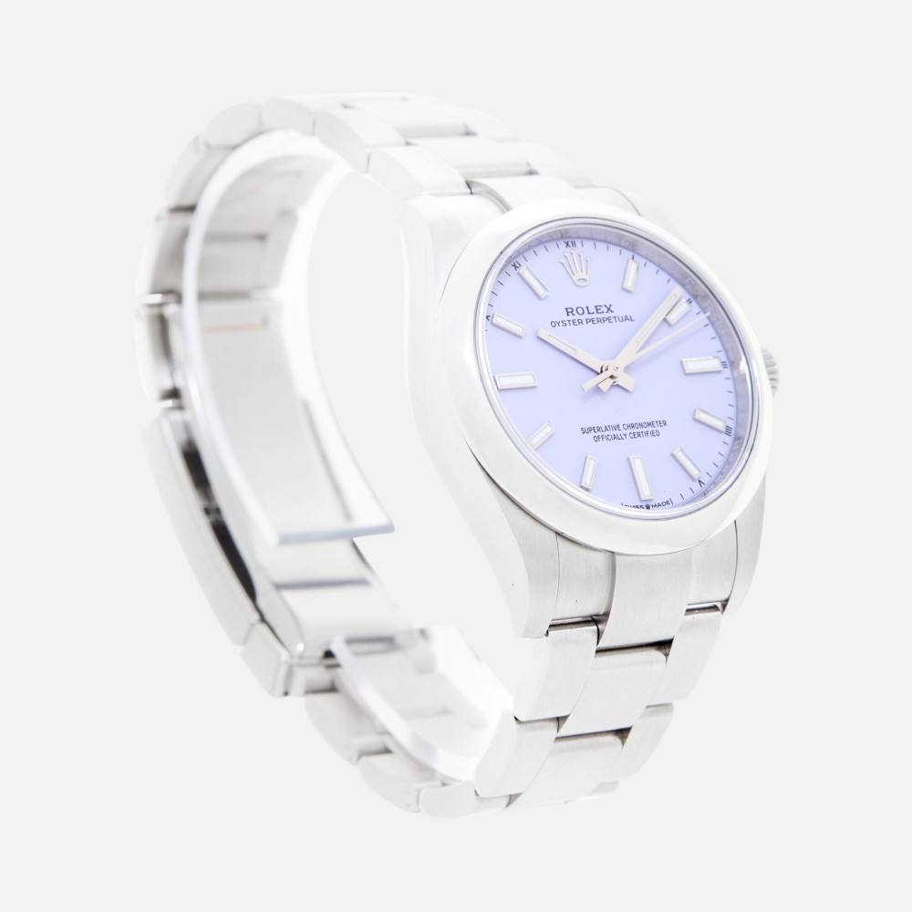 Rolex Oyster Perpetual 124200 Lavender Dial 34mm Steel