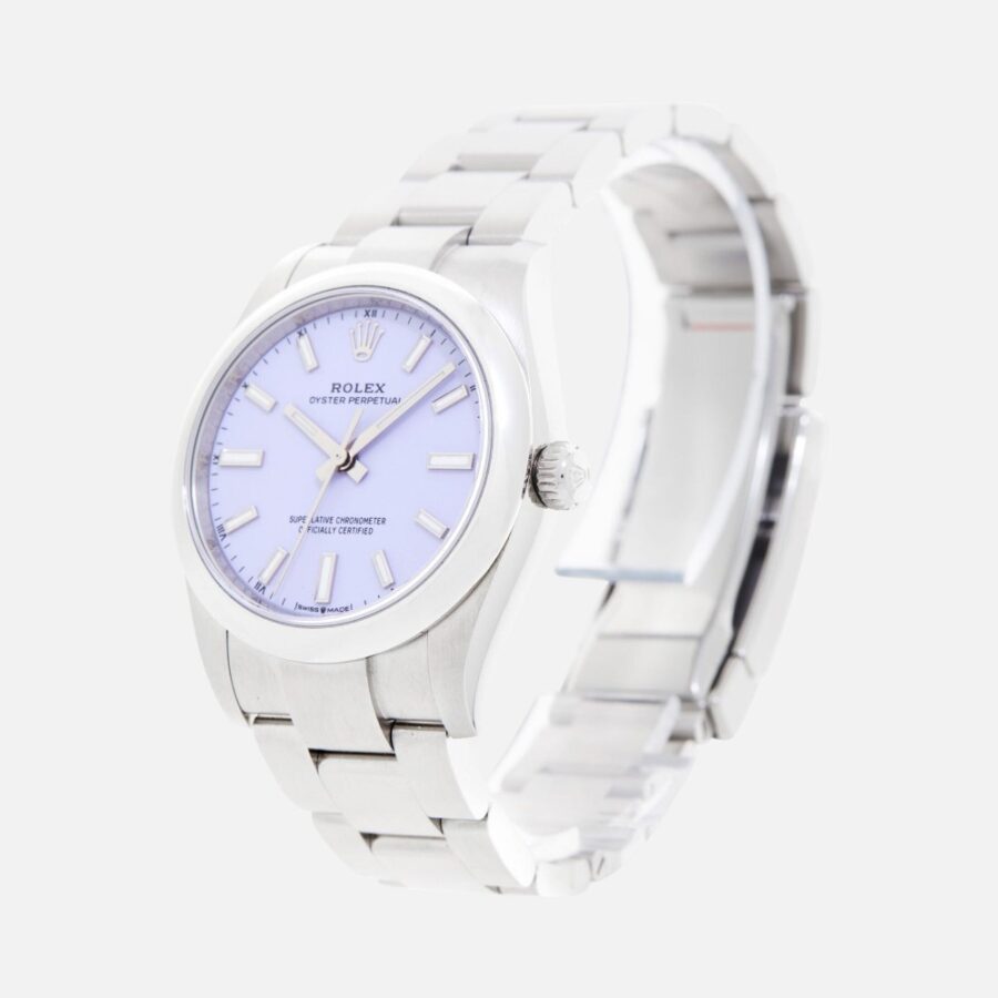 Rolex Oyster Perpetual 124200 Lavender Dial 34mm Steel