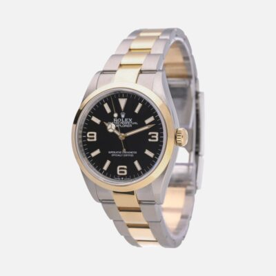 Rolex Explorer 124273 Two-Tone Steel Yellow Gold Black Dial 36mm