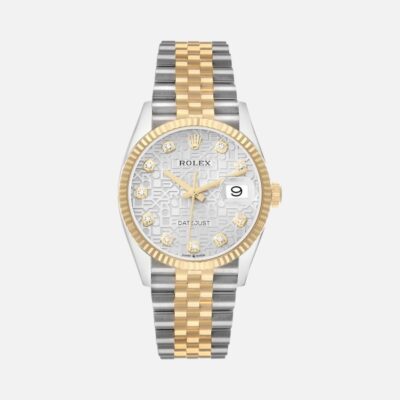 Rolex Datejust 126233 Steel & Yellow Gold Black Diamond Dial 36mm