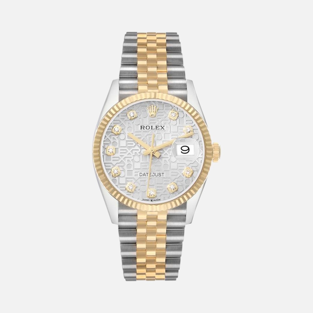 Rolex Datejust 126233 Steel & Yellow Gold Black Diamond Dial 36mm