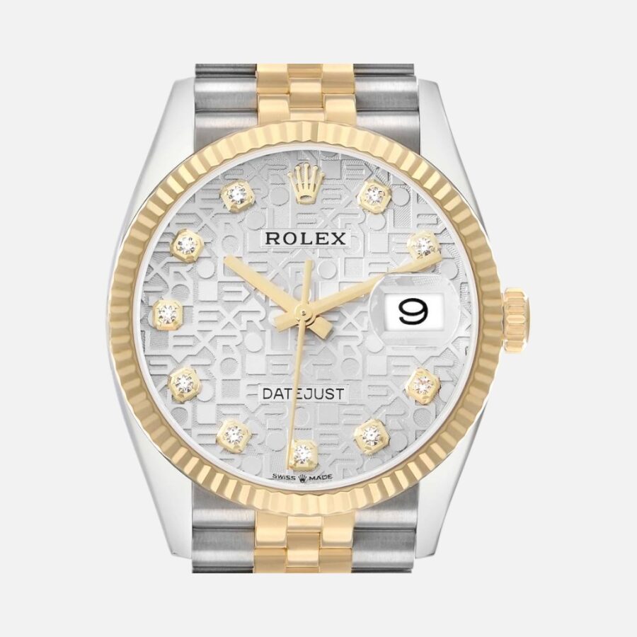 Rolex Datejust 126233 Yellow Gold Diamond Dial Anniversary 36mm
