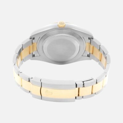 Rolex Datejust II 116333 Two-Tone Yellow Gold & Steel Silver Diamond Dial 41mm