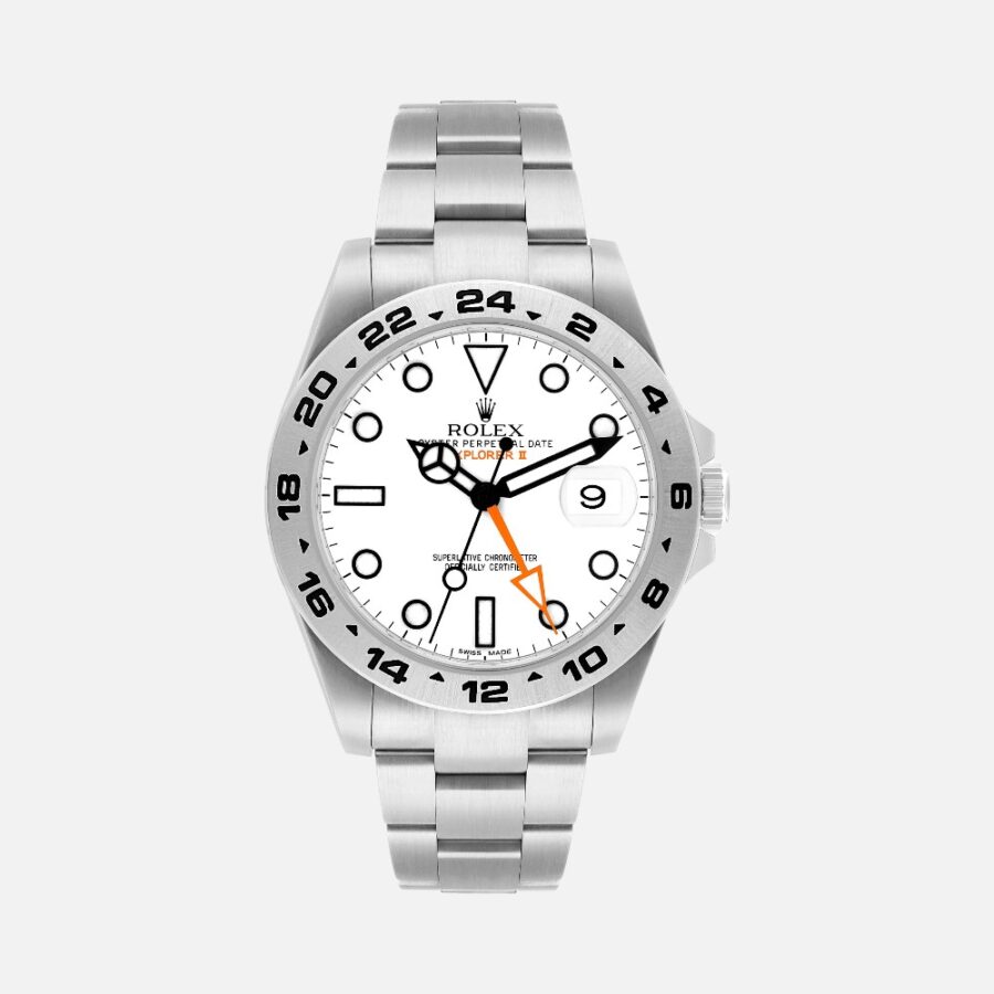 ZIHV H IZH Rolex Explorer II 216570 Polar White Dial Stainless Steel 42mm