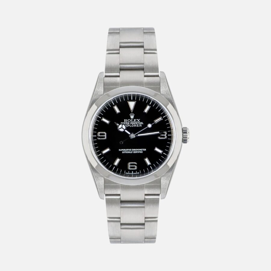ZJHVBVBBN (2) Rolex Explorer 114270 Black Dial Stainless Steel 36mm