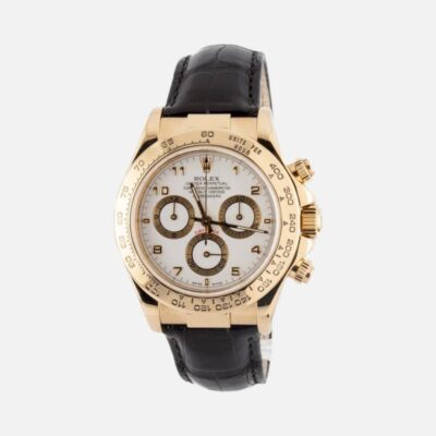 Rolex Daytona 116518 White Arabic Dial Everose Gold Chronograph