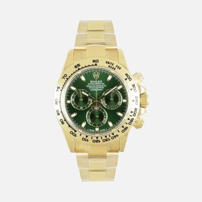 Rolex Daytona 116508 Yellow Gold Green Dial Chronograph
