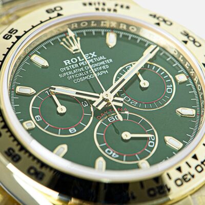 Rolex Daytona 116508 Yellow Gold Green Dial Chronograph