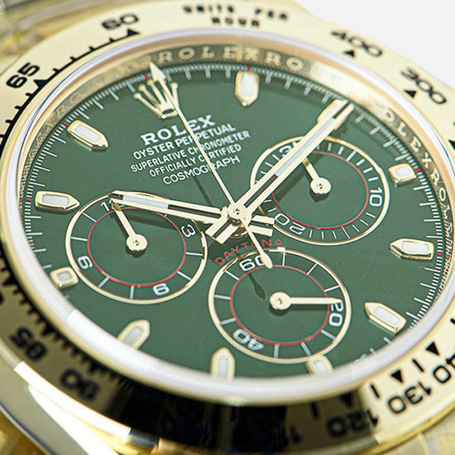 Rolex Daytona 116508 Yellow Gold Green Dial Chronograph
