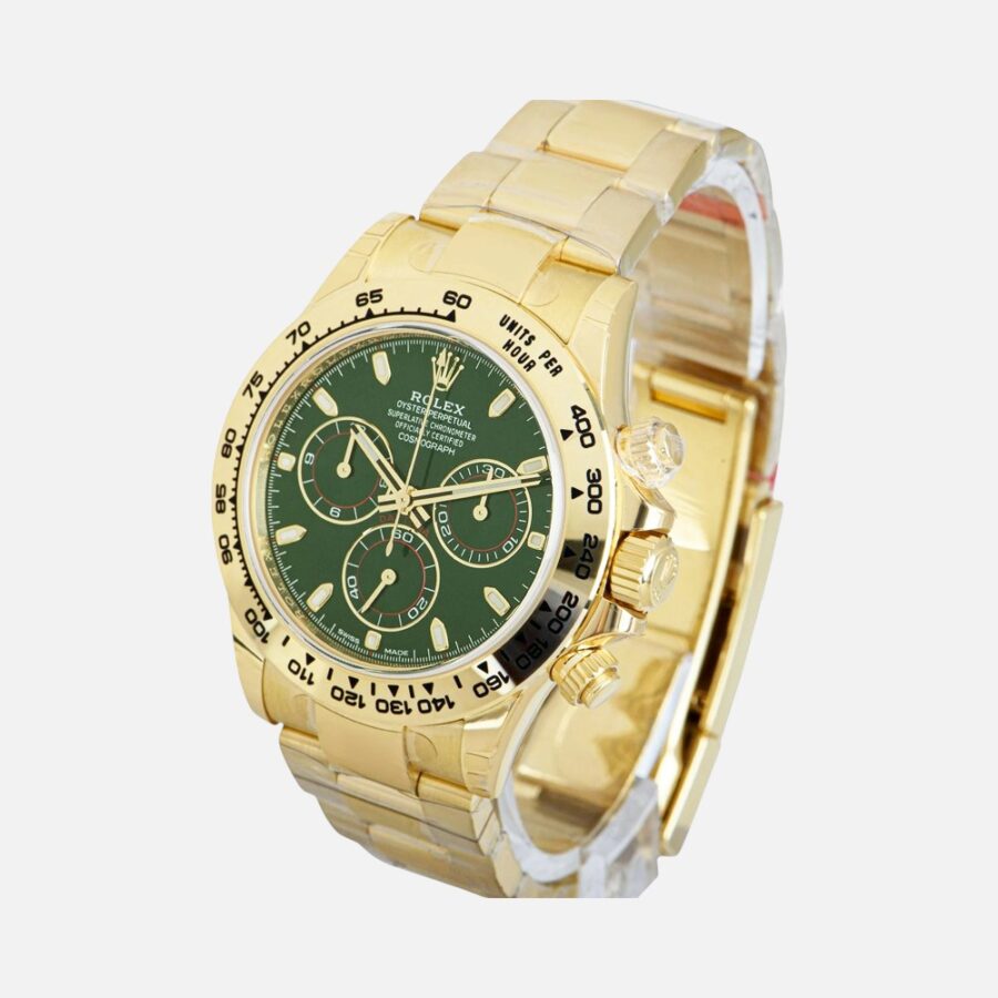 Rolex Daytona 116508 Yellow Gold Green Dial Chronograph
