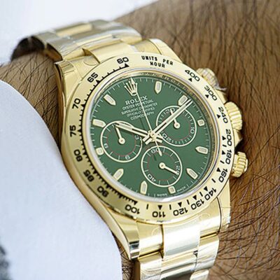 Rolex Daytona 116508 Yellow Gold Green Dial Chronograph