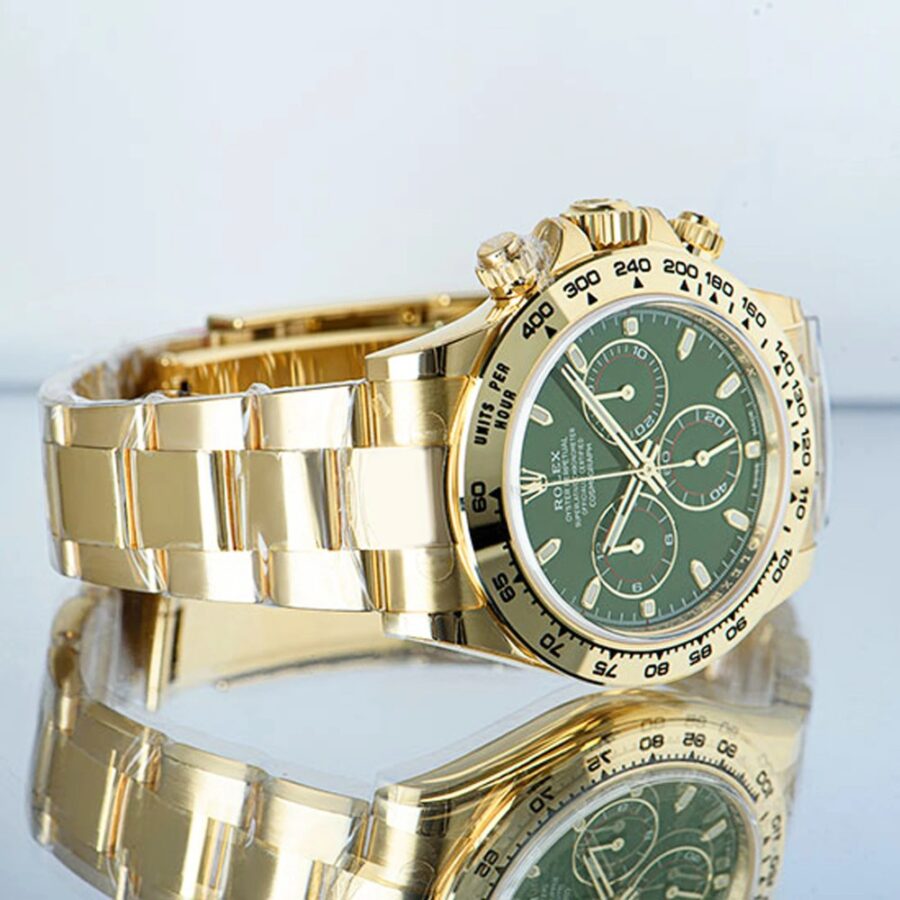Rolex Daytona 116508 Yellow Gold Green Dial Chronograph