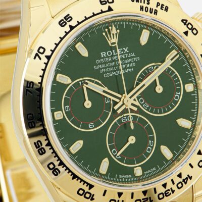 Rolex Daytona 116508 Yellow Gold Green Dial Chronograph