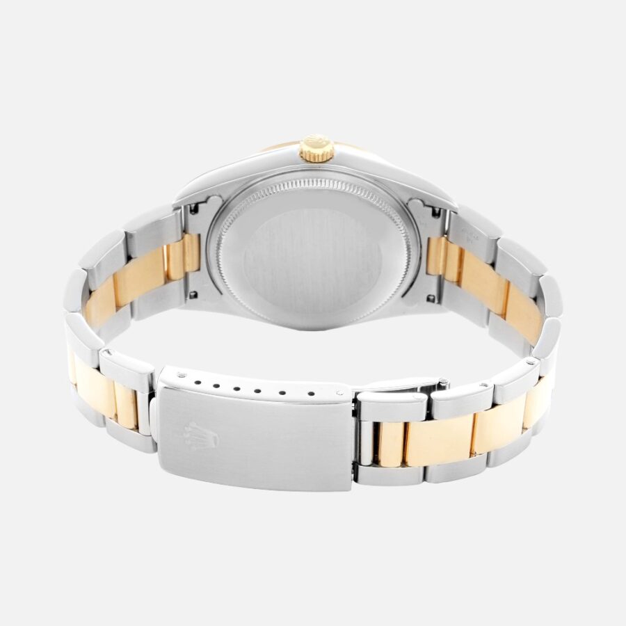 Rolex Oyster Perpetual 14203 Steel Yellow Gold Champagne Dial