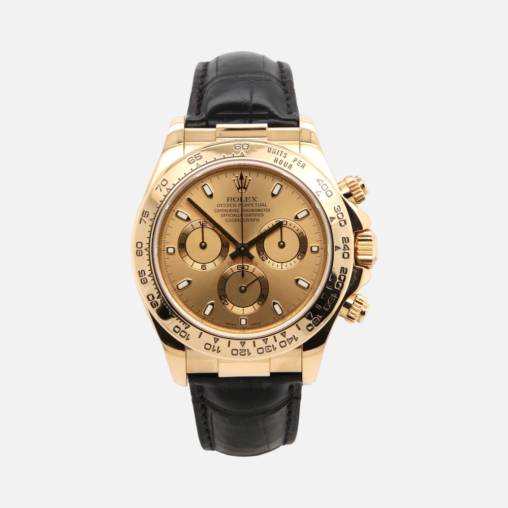 Rolex Daytona 116518 18k Yellow Gold Chronograph