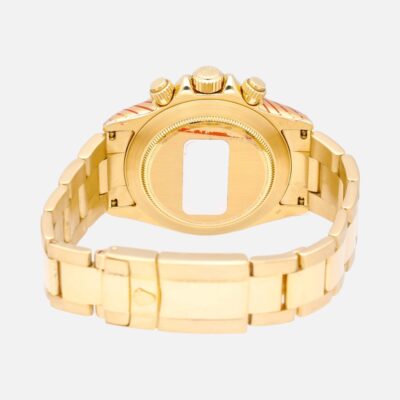 Rolex Daytona 116568BR Yellow Gold Green Dial Gem Chronograph