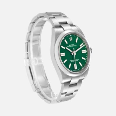 Rolex Oyster Perpetual 124300 Green Dial 41mm Steel