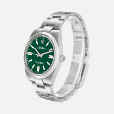 Rolex Oyster Perpetual 124300 Green Dial 41mm Steel