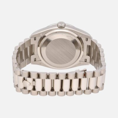 Rolex Day-Date 36 128349RBR White Gold Diamond Dial & Bezel