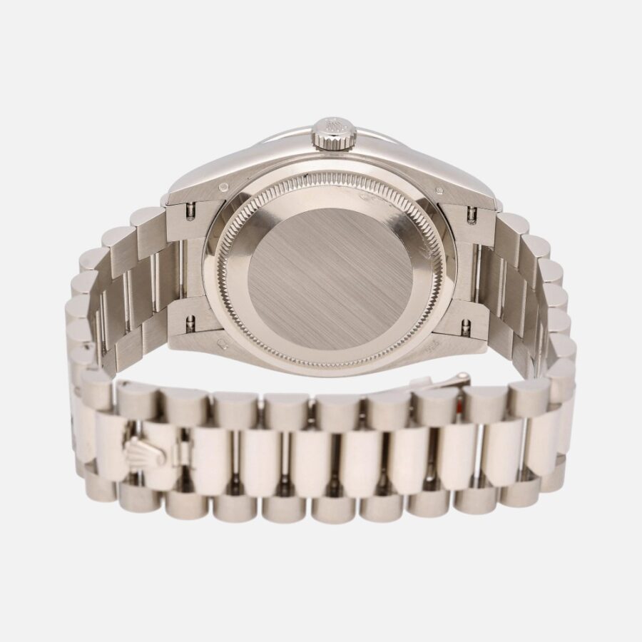 Rolex Day-Date 36 128349RBR White Gold Diamond Dial & Bezel