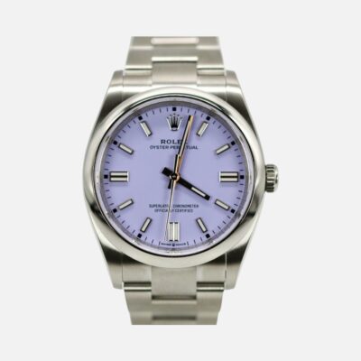 Rolex Oyster Perpetual 126000 Lavender Dial 36mm Steel