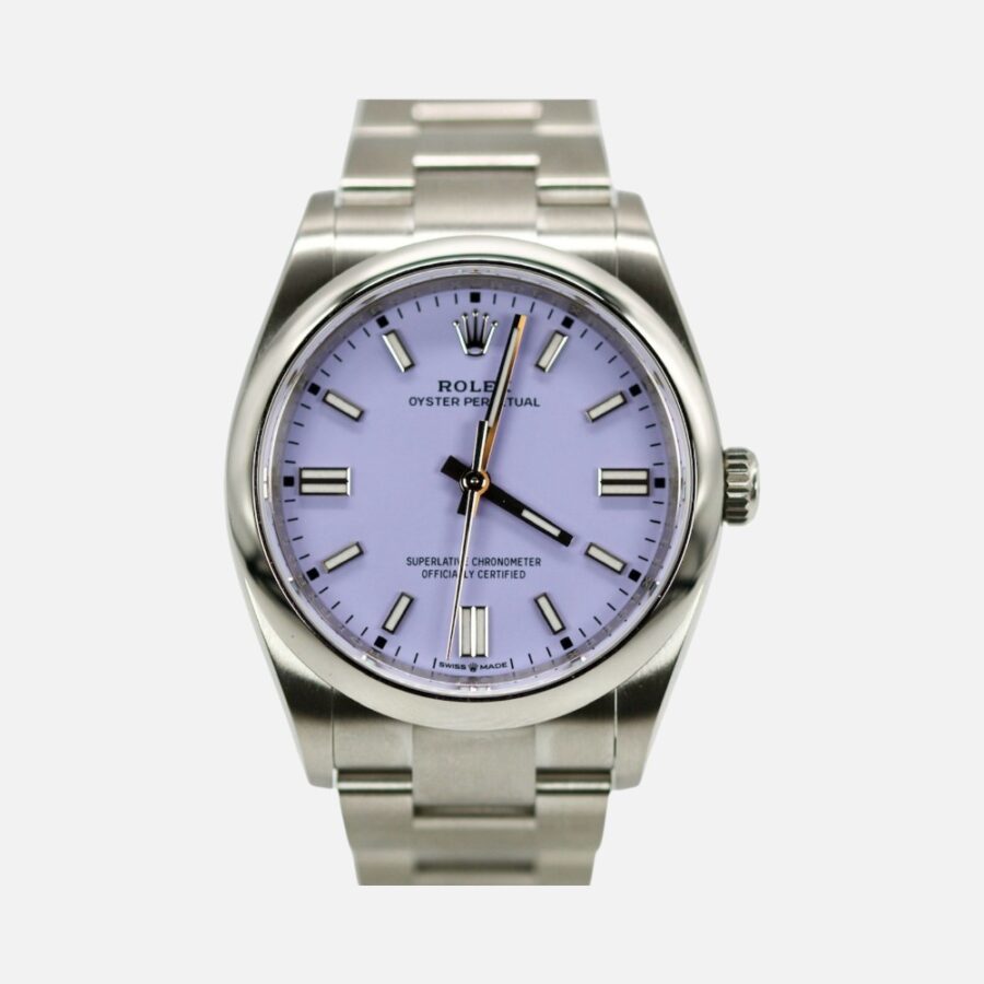 c629911c2d0346bcb45eadce80053a0a Rolex Oyster Perpetual 126000 Lavender Dial 36mm Steel