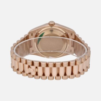 Rolex Day-Date 36 128235 Everose Gold Champagne Diamond Dial