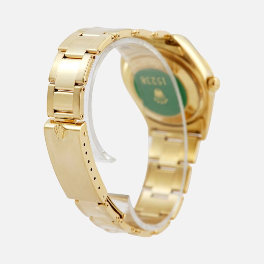 Rolex Oyster Perpetual Date 15238 Two-Tone Steel Gold 34mm
