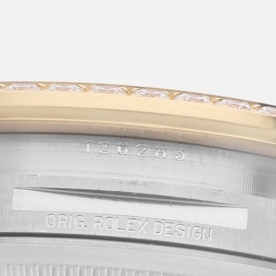 Rolex Datejust 126283 Two-Tone Steel & Yellow Gold MOP Diamond Dial 36mm