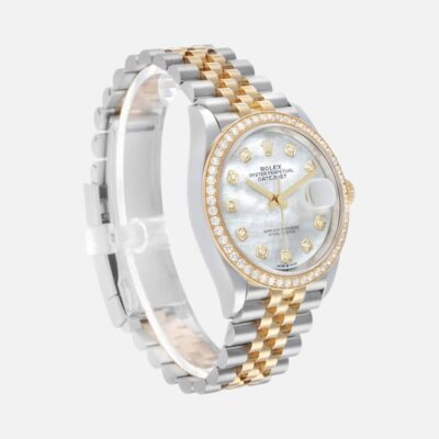 Rolex Datejust 126283 Two-Tone Steel & Yellow Gold MOP Diamond Dial 36mm
