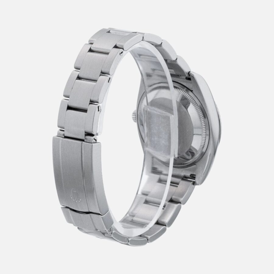 Rolex Air-King 114234 Stainless Steel with White Gold Bezel 34mm