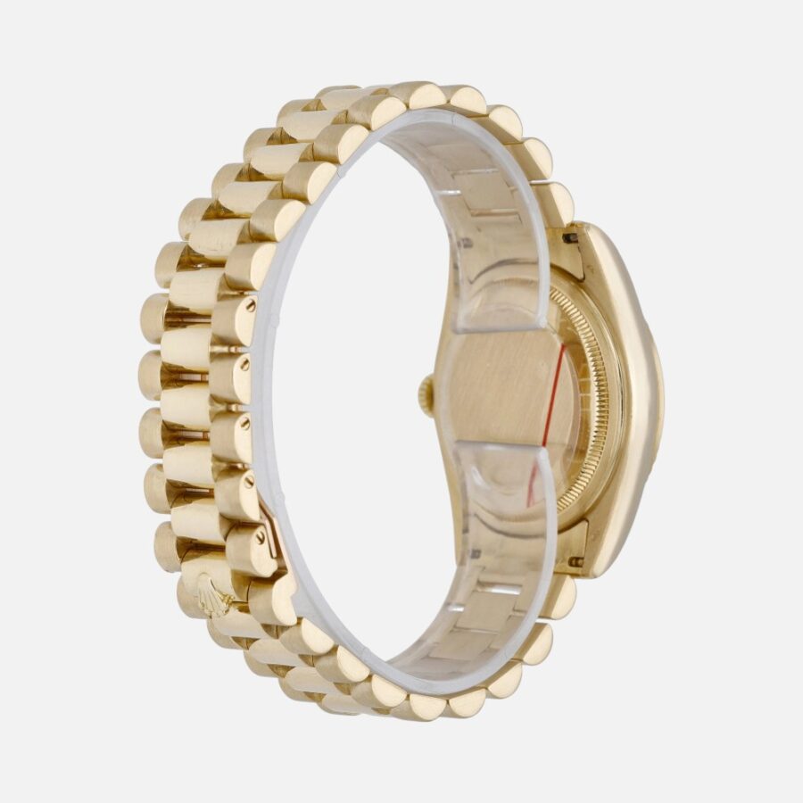 Rolex Day-Date 118238 Yellow Gold Champagne Diamond Dial 36mm