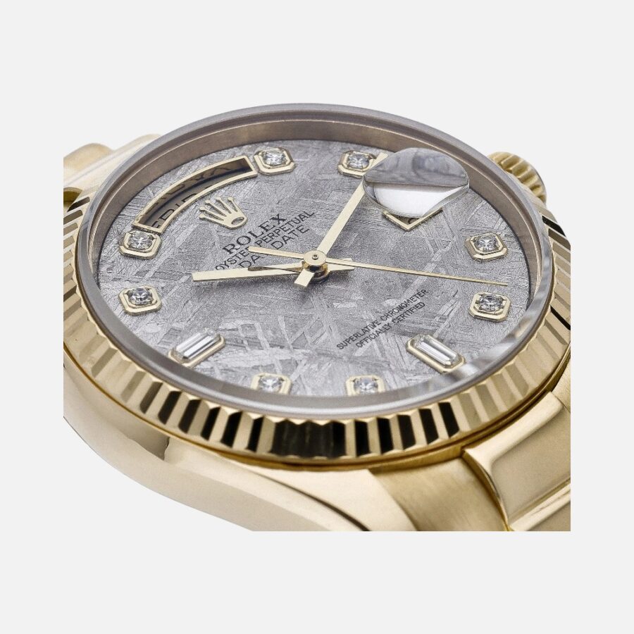 Rolex Day-Date 118238 Yellow Gold Champagne Diamond Dial 36mm