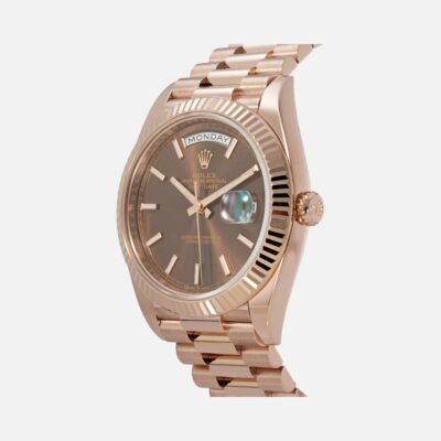 Rolex Day-Date 40 228235 Everose Gold Slate Dial 40mm