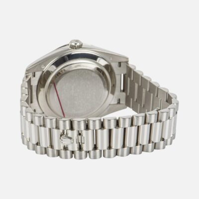Rolex Day-Date 40 228349RBR White Gold Olive Green Roman Dial
