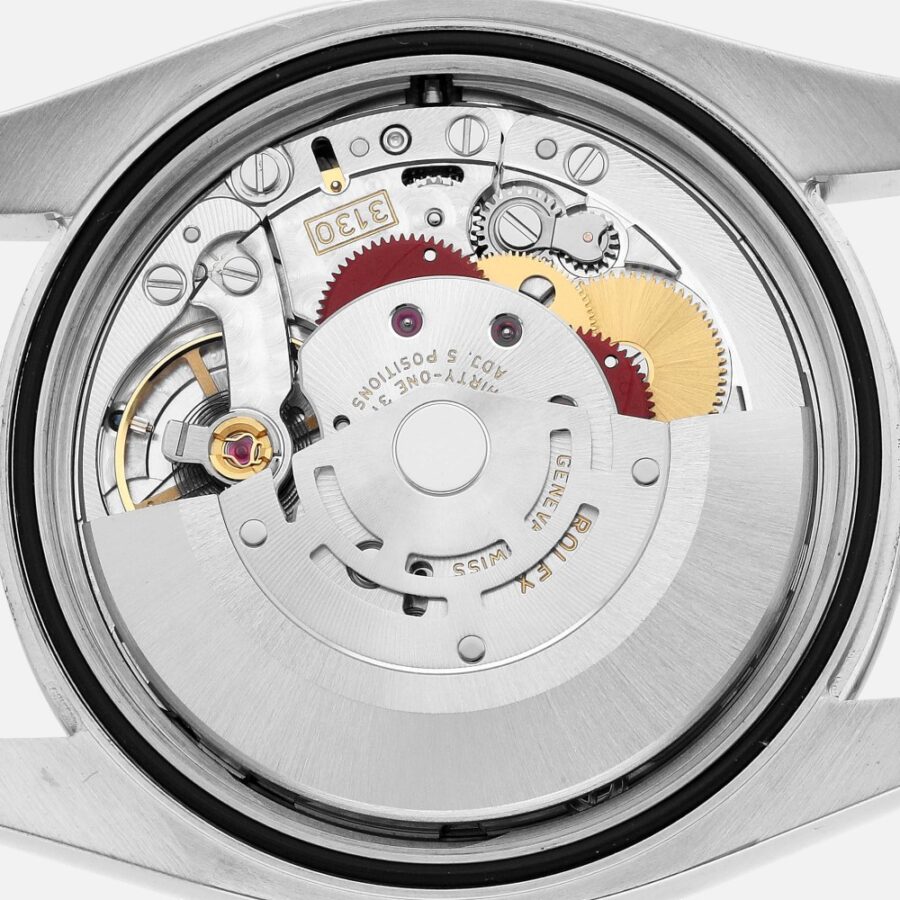 Rolex Oyster Perpetual 116000 Red Grape Dial 36mm Steel