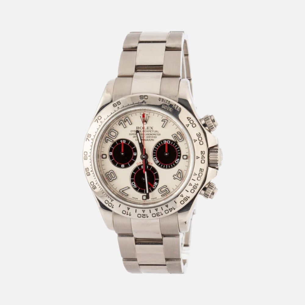 Rolex Daytona 116509 White Arabic Dial Chronograph