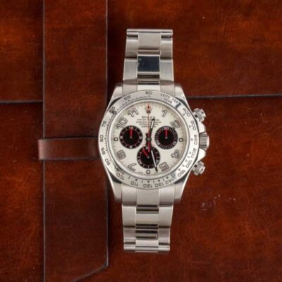 Rolex Daytona 116509 White Arabic Dial Chronograph