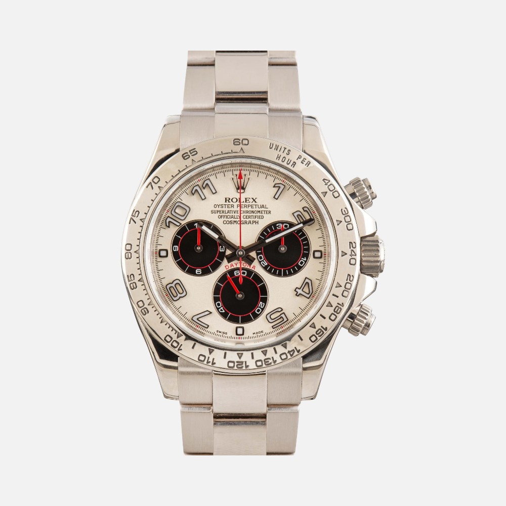 Rolex Daytona 116509 White Arabic Dial Chronograph