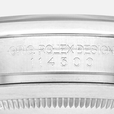 Rolex Oyster Perpetual 114300 Rhodium Dial 39mm Steel