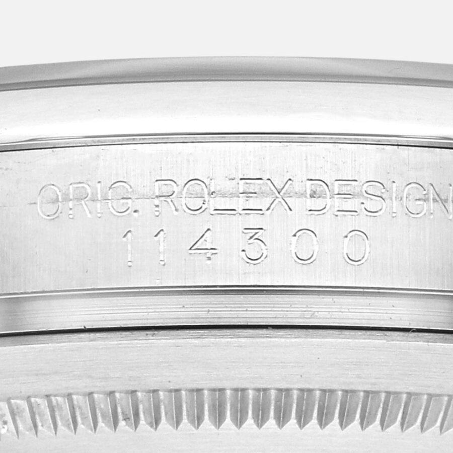 Rolex Oyster Perpetual 114300 Rhodium Dial 39mm Steel