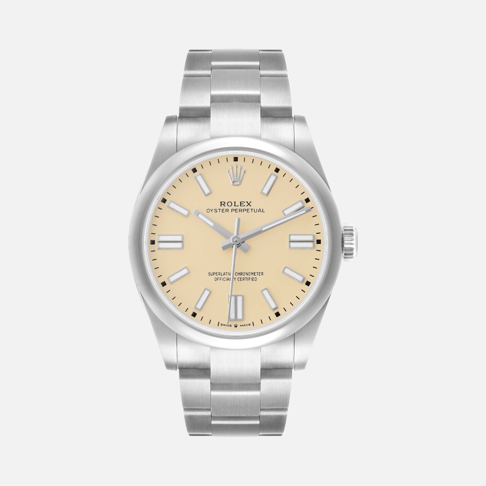 Rolex Oyster Perpetual 134300 Beige Dial 41mm Steel