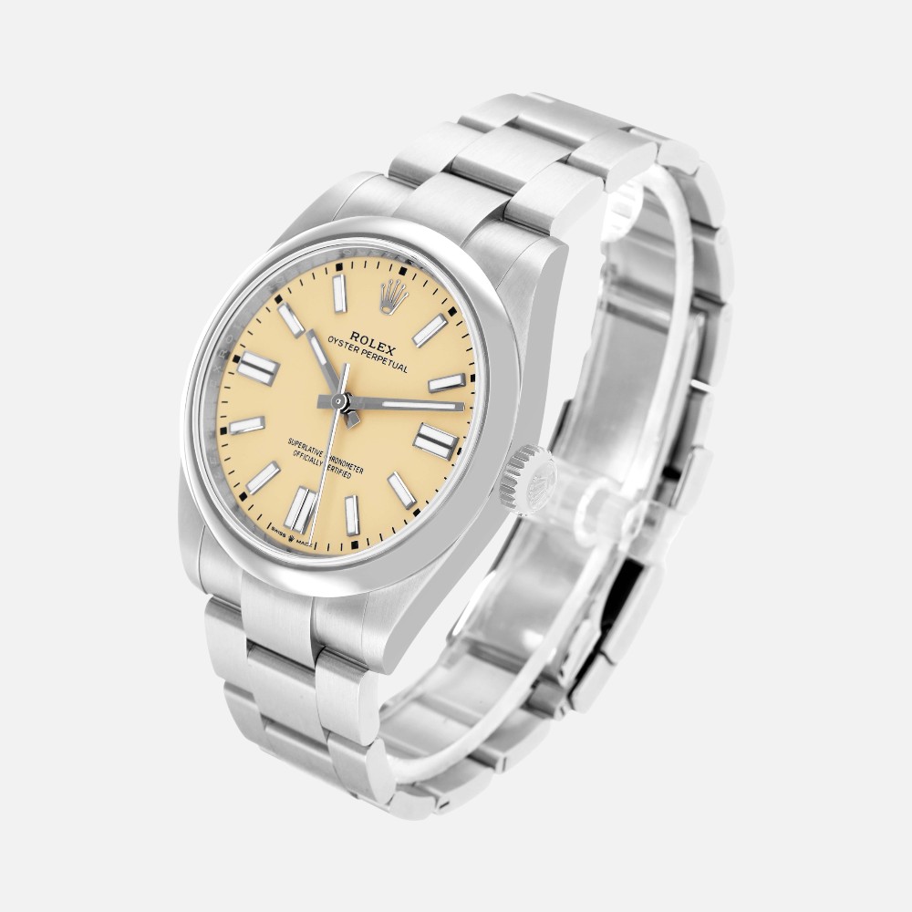 Rolex Oyster Perpetual 134300 Beige Dial 41mm Steel