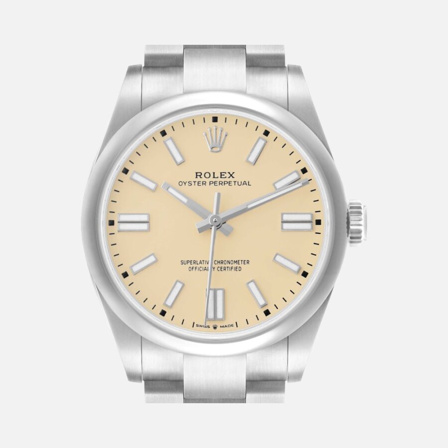 Rolex Oyster Perpetual 134300 Beige Dial 41mm Steel
